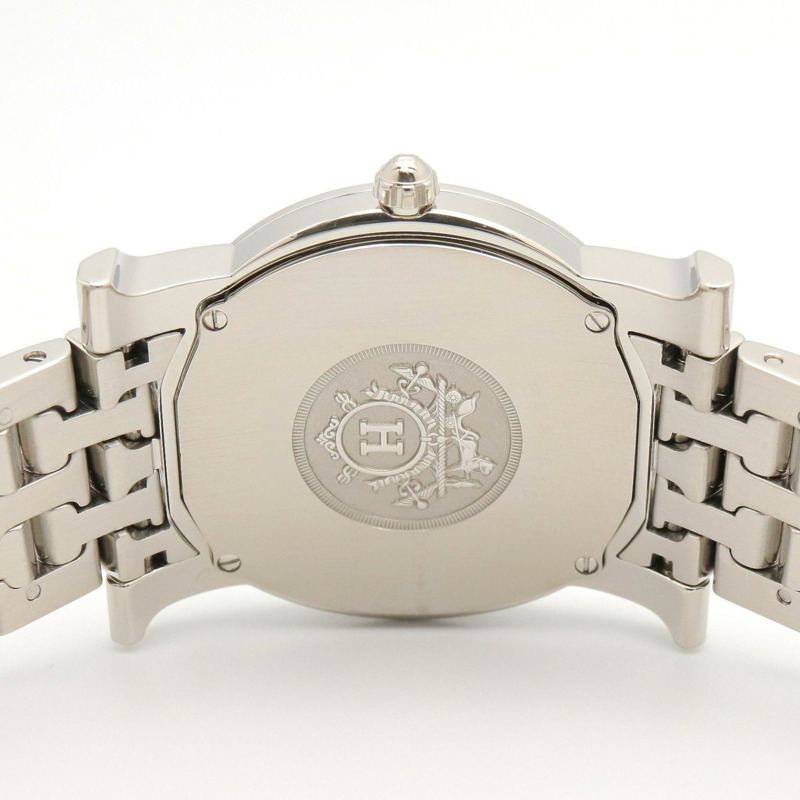 愛馬仕 H-Watch Ronde 女士腕錶，不鏽鋼材質，白色 (HR1.510)-4