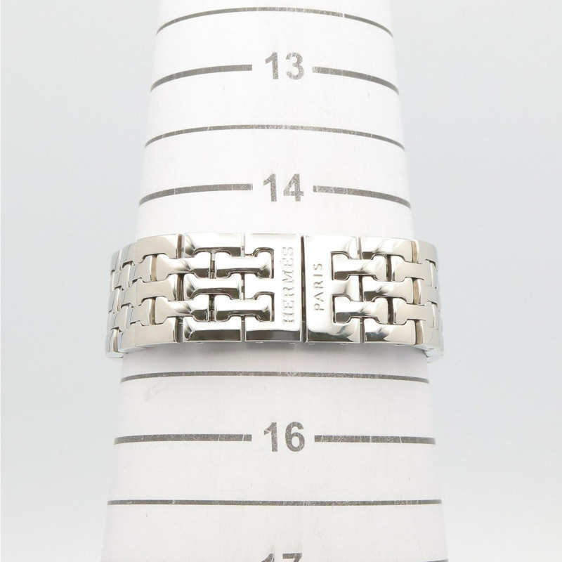 愛馬仕 H-Watch Ronde 女士腕錶，不鏽鋼材質，白色 (HR1.510)-6