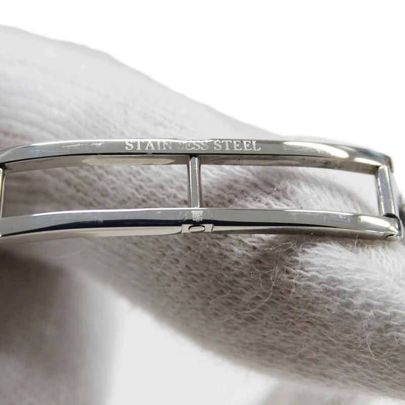 Tiffany & Co.) 女士 Atlas 鑽石石英錶，不鏽鋼 (SS)，銀色/海軍藍，69291651，拋光。-4