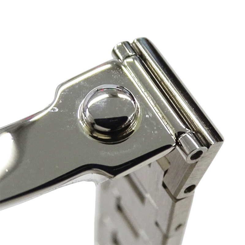 寶格麗 BVLGARI 女士腕錶，品牌：日期石英 (QZ)，不銹鋼 (SS) BB26SS，銀色/黑色，拋光。-8