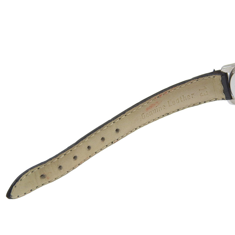 Fendi Olologi 手錶，210L 不鏽鋼 x 皮革錶帶，石英，模擬，銀色錶盤，女士款。-7