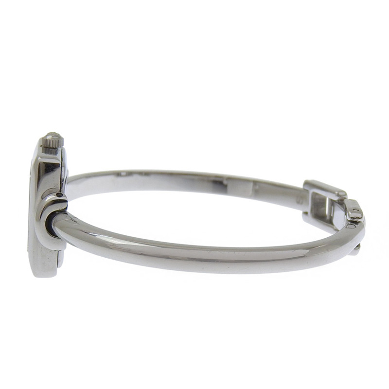 Gucci 1900L 女士不鏽鋼石英模擬腕錶，黑色錶盤-2