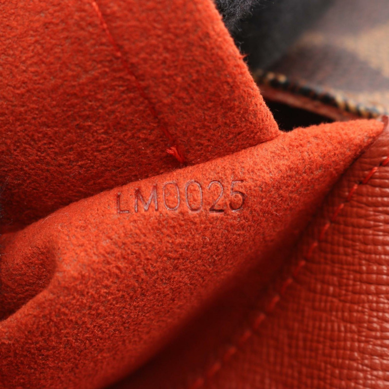 路易威登 Musette Tango 長款單肩包/手提包，塗層帆布和皮革，Damier 棋盤格紋，女士，棕色，N51301-4