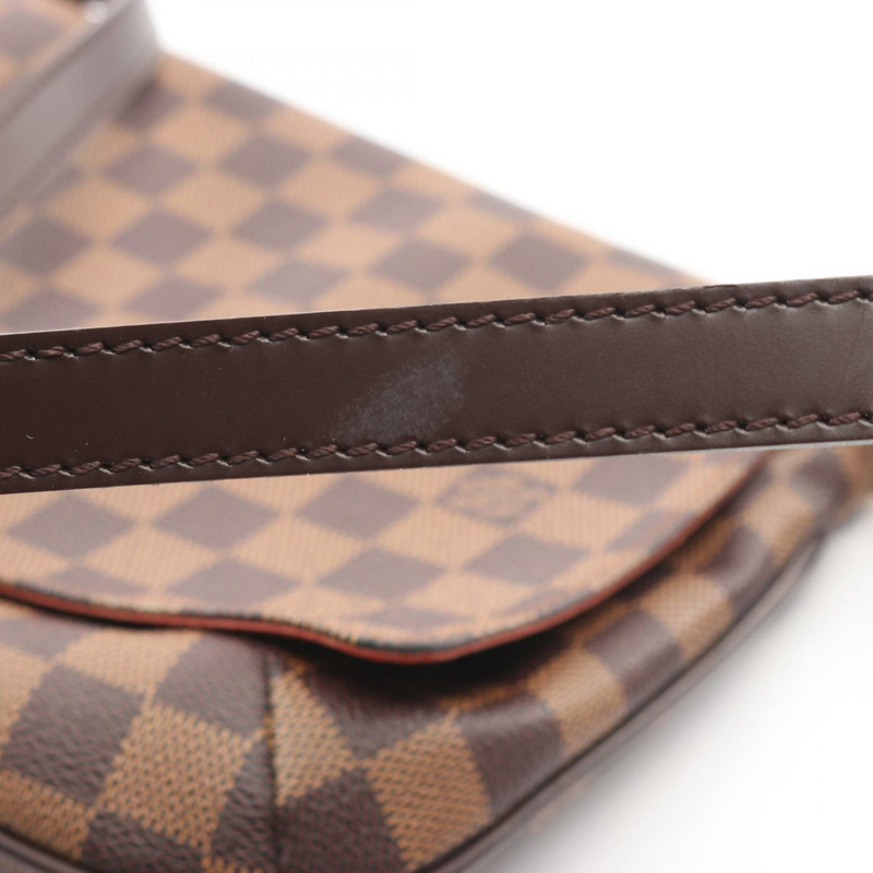 路易威登 Musette Tango 長款單肩包/手提包，塗層帆布和皮革，Damier 棋盤格紋，女士，棕色，N51301-8