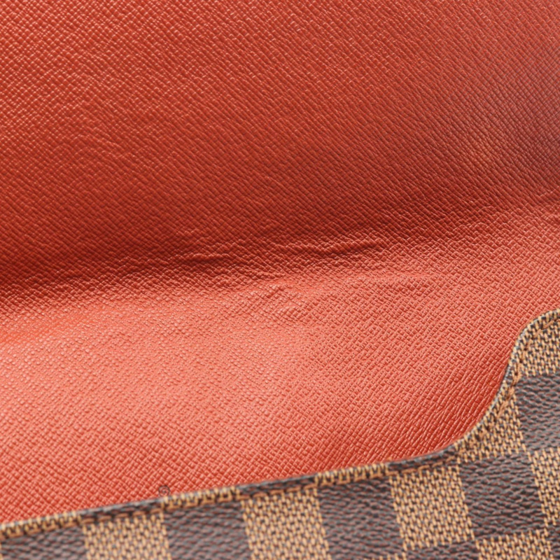 路易威登 Musette Tango 長款單肩包/手提包，塗層帆布和皮革，Damier 棋盤格紋，女士，棕色，N51301-9