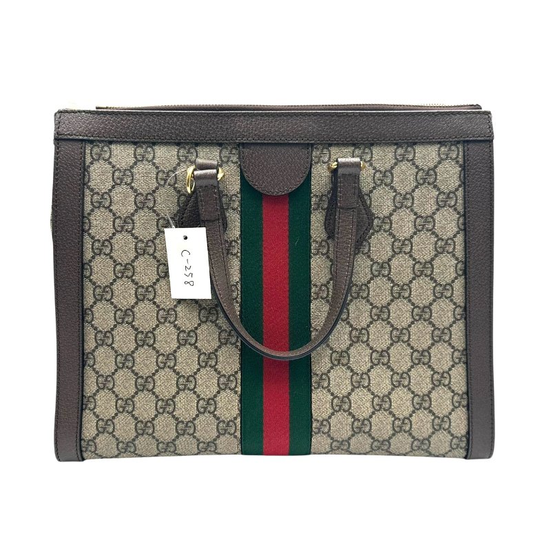 【美收精品】GUCCI 老花手提包 C-258【隔月月中將轉賣至日本 上架期限30天】-1
