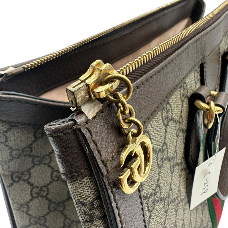 【美收精品】GUCCI 老花手提包 C-258【隔月月中將轉賣至日本 上架期限30天】-15