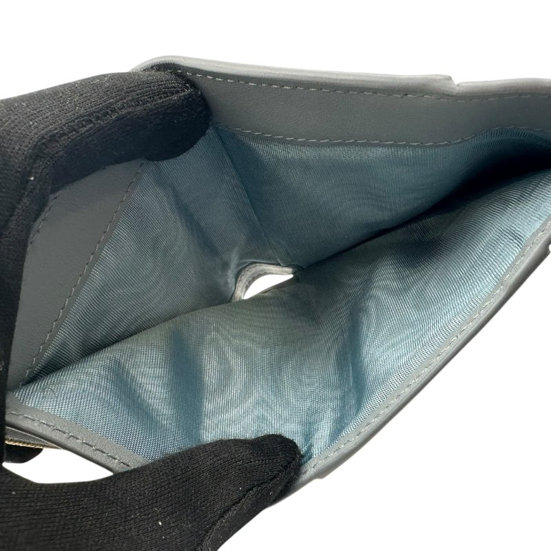 【美收精品】DIOR 水藍色短夾 C-259【隔月月中將轉賣至日本 上架期限30天】-10