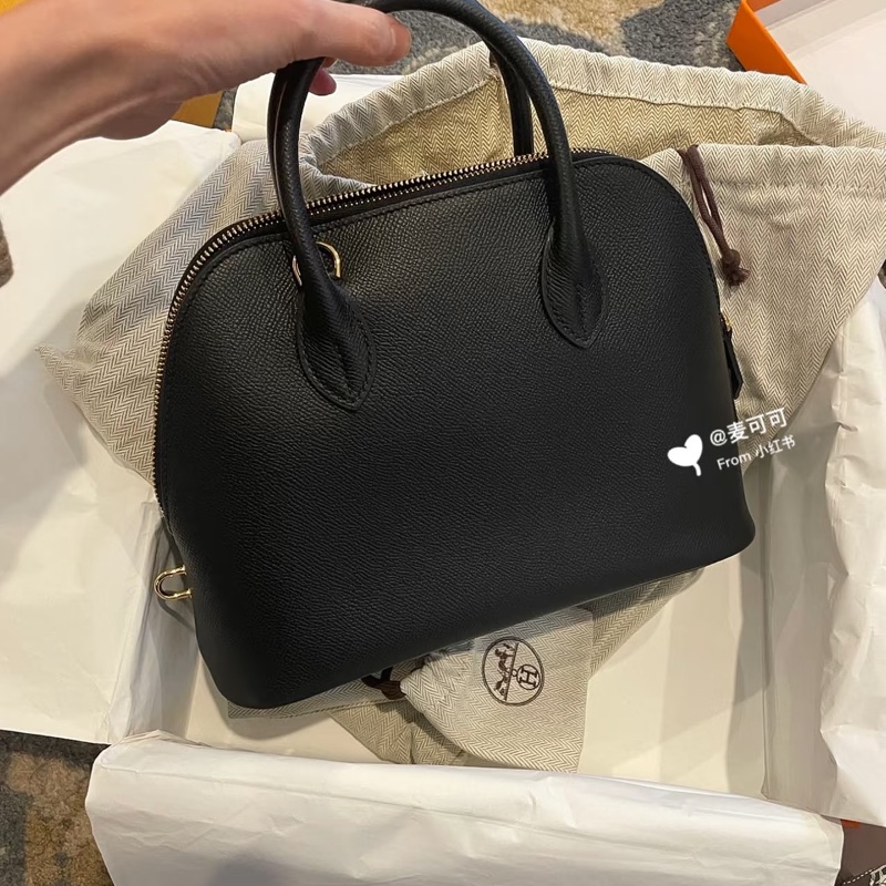 🈶購證 #全網最低 #閒置新全配 愛馬仕黑金Bolide25 epsom皮-3