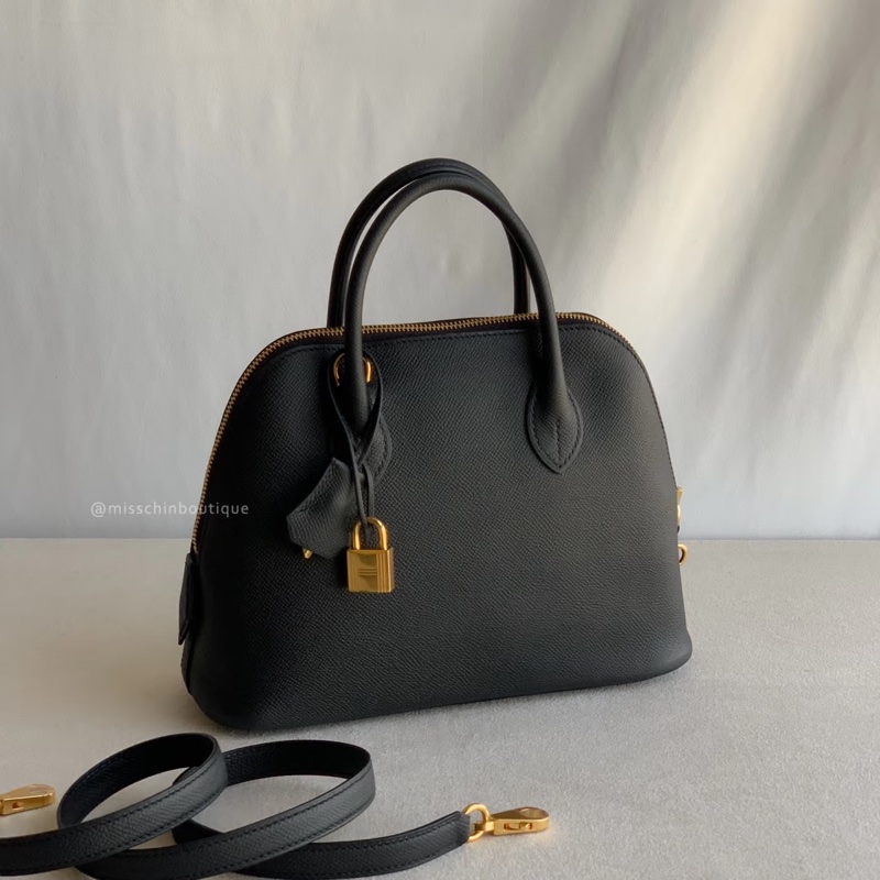 🈶購證 #全網最低 #閒置新全配 愛馬仕黑金Bolide25 epsom皮-8