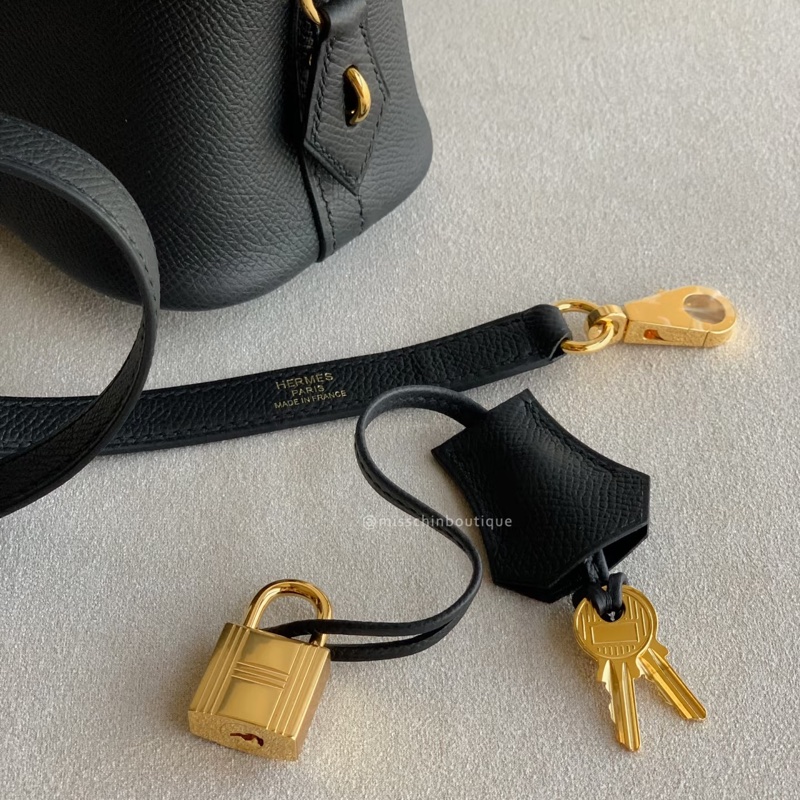 🈶購證 #全網最低 #閒置新全配 愛馬仕黑金Bolide25 epsom皮-10