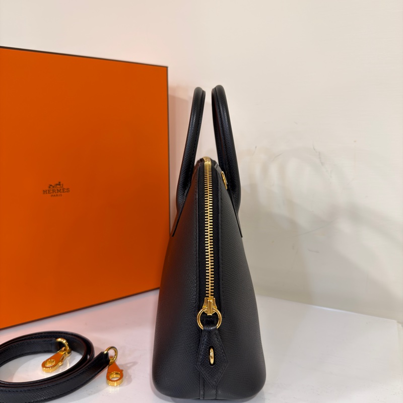 🈶購證 #全網最低 #閒置新全配 愛馬仕黑金Bolide25 epsom皮-15