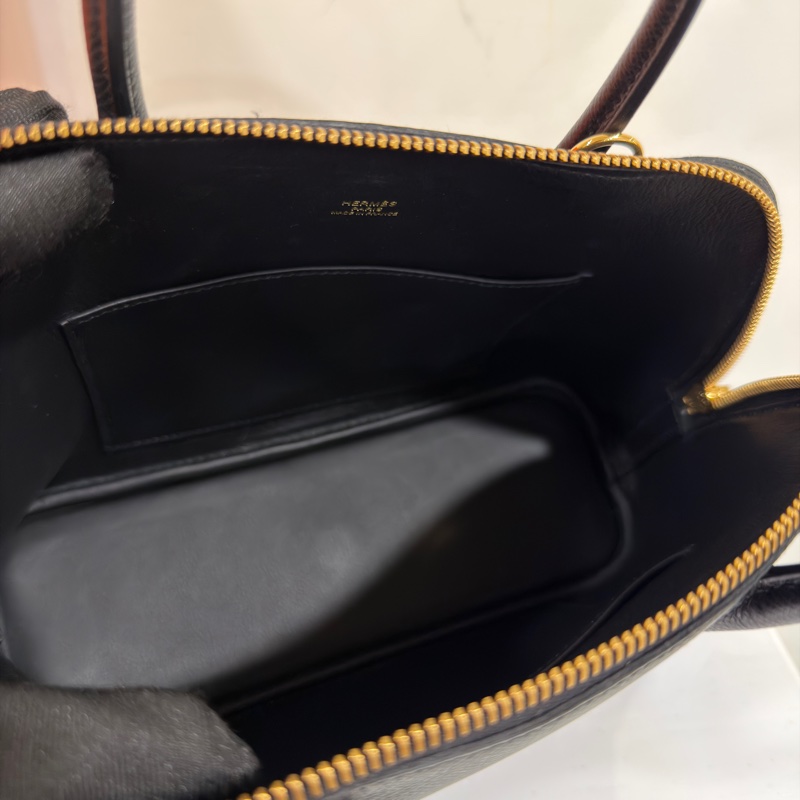 🈶購證 #全網最低 #閒置新全配 愛馬仕黑金Bolide25 epsom皮-25