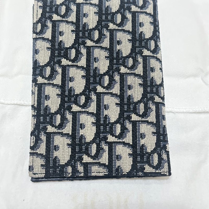 希望小舖～Christian Dior緹花Logo護照夾 可當卡片夾 證件夾-0