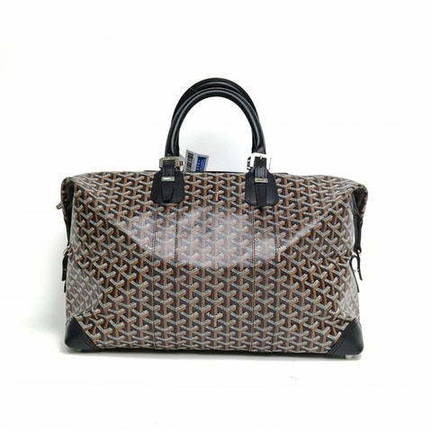 GOYARD Bowling45Y黑色PVC肩背包