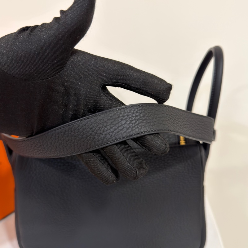 #閒置帶膜 #超甜💰 愛馬仕黑金Lindy26 Tc皮 #免配貨帶走-18