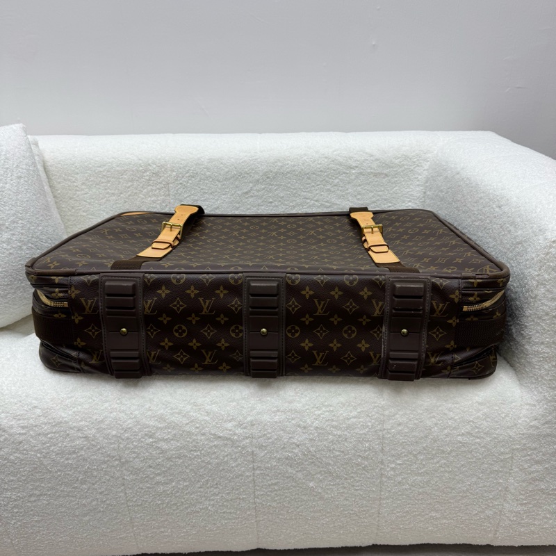Louis Vuitton 路易威登 經典Satellite 軟式行李箱 70中古-5