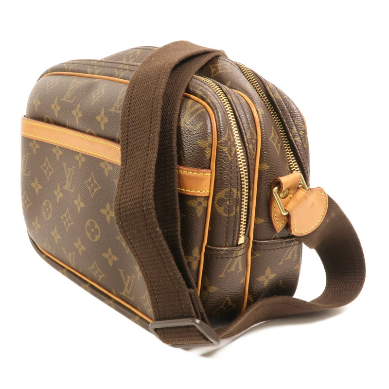 LOUIS VUITTON Monogram Reporter PM金扣肩背袋-2