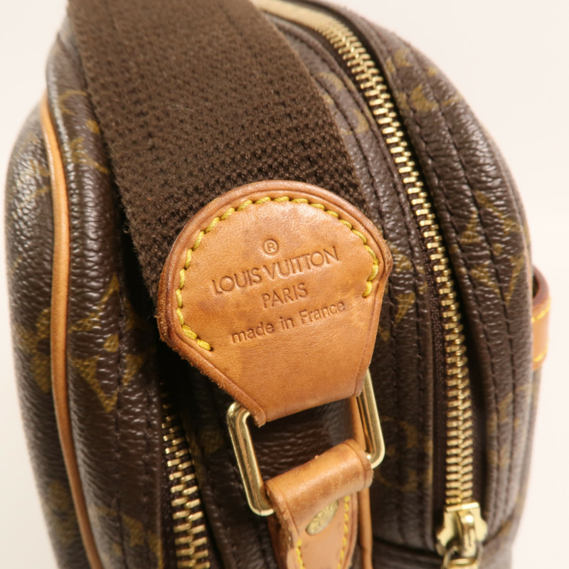 LOUIS VUITTON Monogram Reporter PM金扣肩背袋-6