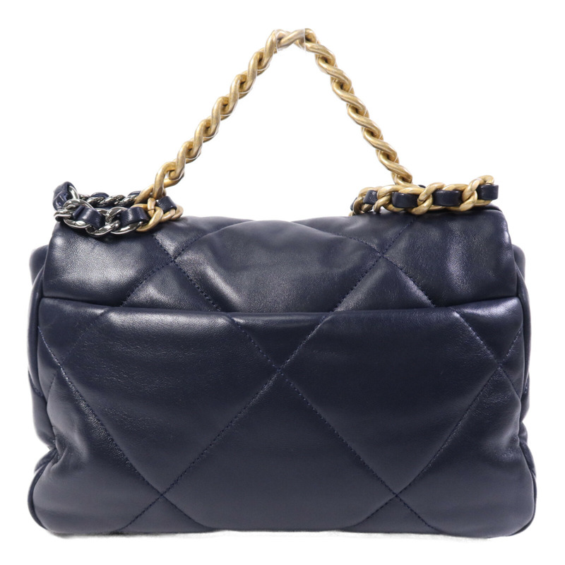 CHANEL 羊皮皮革19Bag Small手挽肩背兩用袋-1