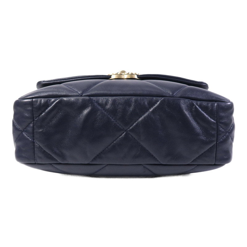 CHANEL 羊皮皮革19Bag Small手挽肩背兩用袋-3