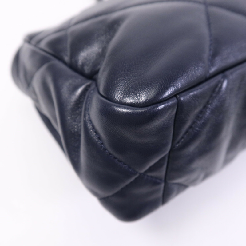 CHANEL 羊皮皮革19Bag Small手挽肩背兩用袋-13