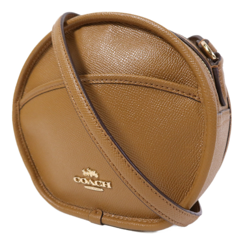 COACH 牛皮皮革Shoulder bag金扣肩背袋-2