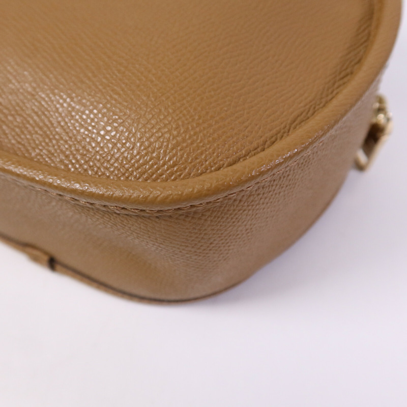 COACH 牛皮皮革Shoulder bag金扣肩背袋-10