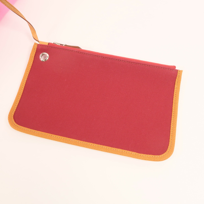 HERMES 帆布Herbag PM銀扣手挽肩背兩用袋-9