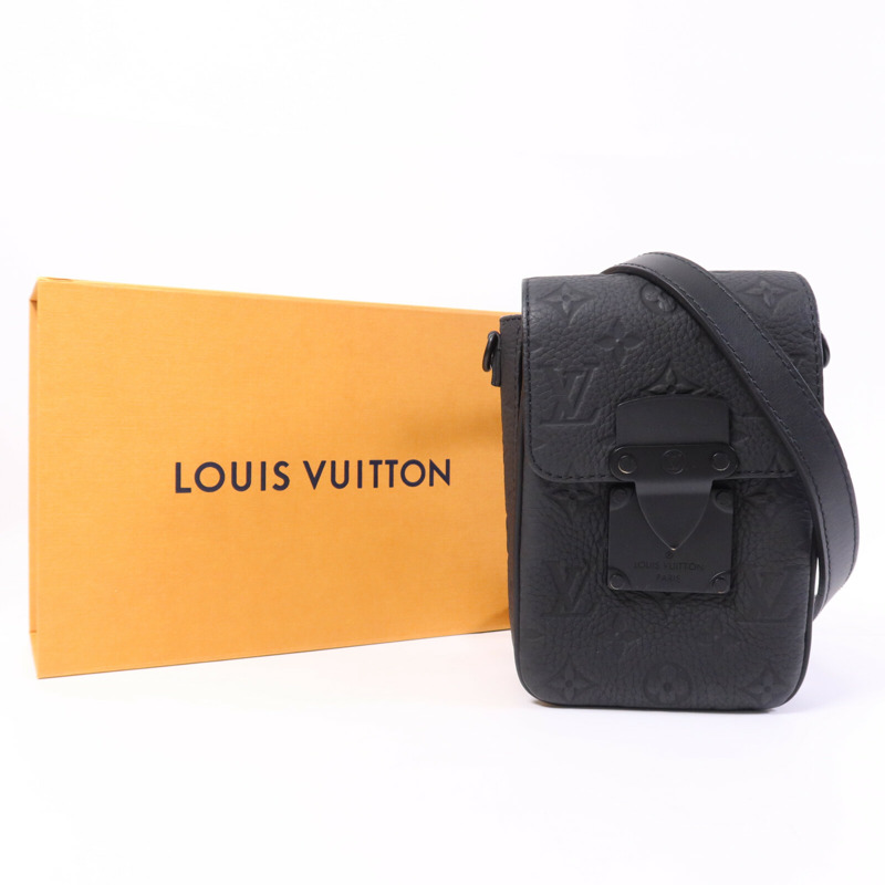 LOUIS VUITTON Monogram Taurillon S-Lock肩背袋-8