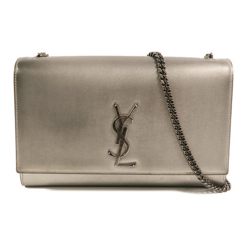 YVES SAINT LAURENT 牛皮皮革Kate medium鏈帶肩背袋