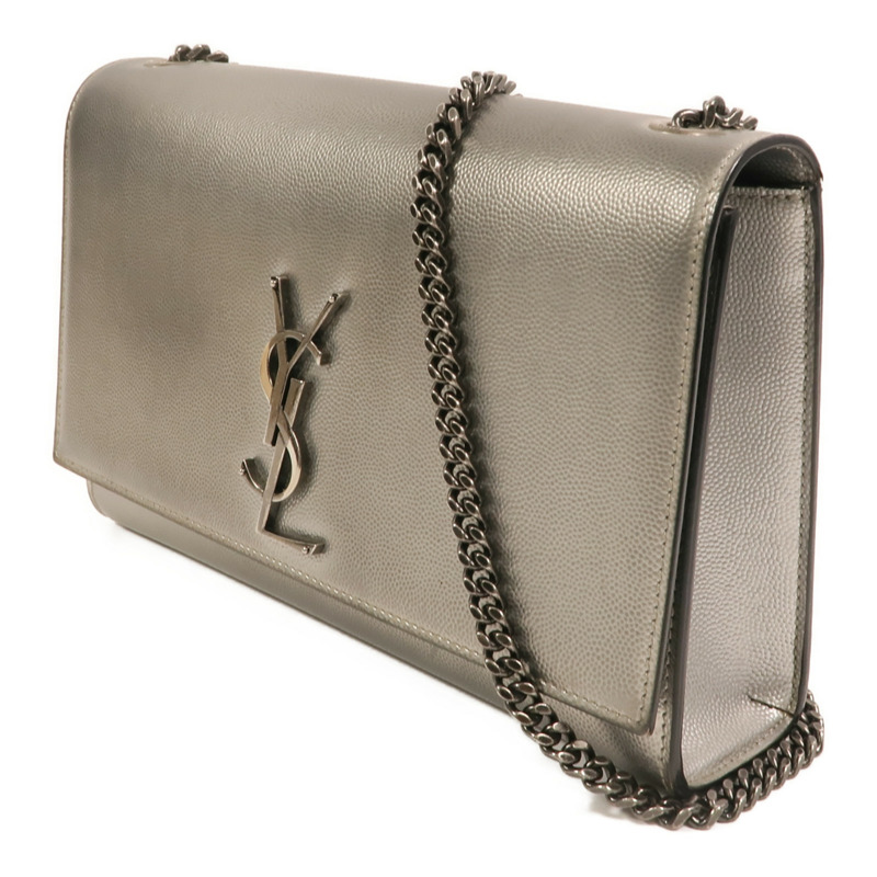 YVES SAINT LAURENT 牛皮皮革Kate medium鏈帶肩背袋-2