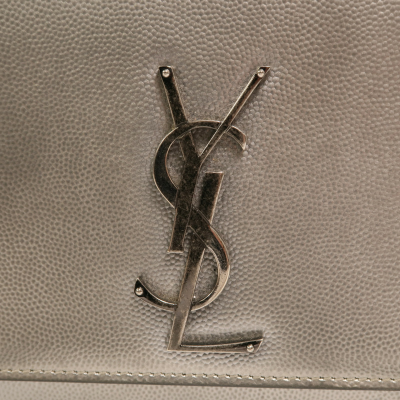 YVES SAINT LAURENT 牛皮皮革Kate medium鏈帶肩背袋-9