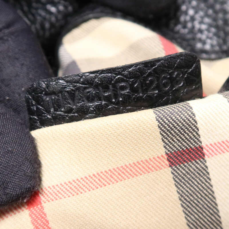 BURBERRY 牛皮皮革Shoulder Bag金扣肩背袋-6