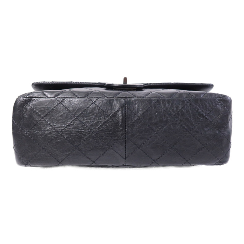 CHANEL 牛皮皮革2.55 Large銀扣鏈帶肩背袋-3