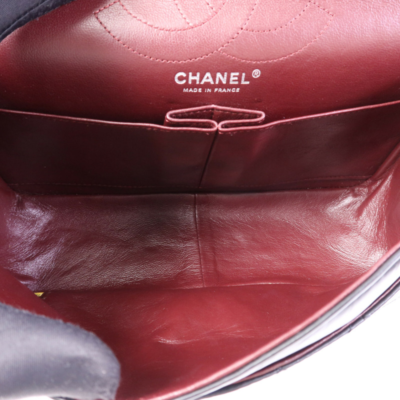 CHANEL 牛皮皮革2.55 Large銀扣鏈帶肩背袋-4