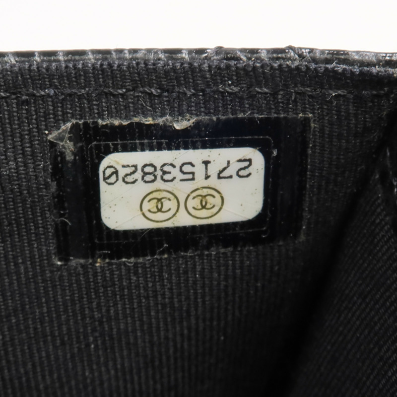 CHANEL 牛皮皮革Card Case銀扣卡片套-13