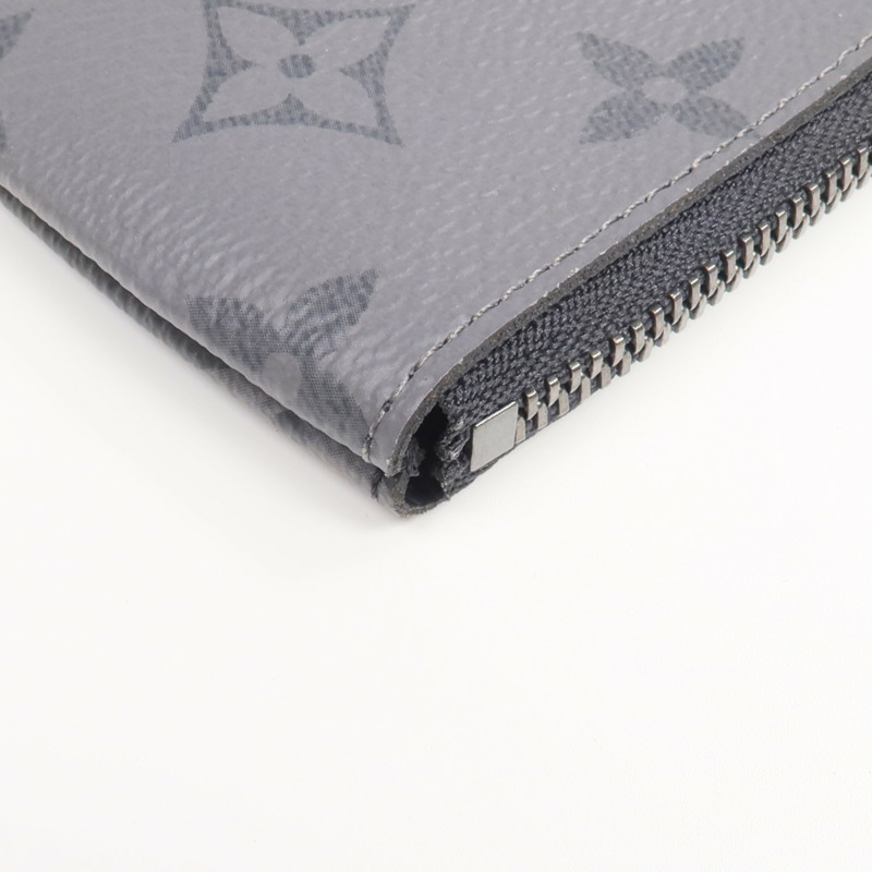 LOUIS VUITTON Monogram Eclipse Reverse Key Pouch銀扣零錢包-8