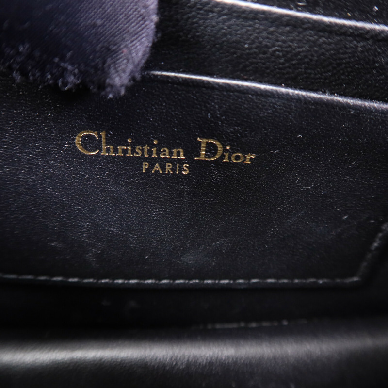 Dior 羊皮皮革Miss Caro Mini金扣鏈帶肩背袋-5