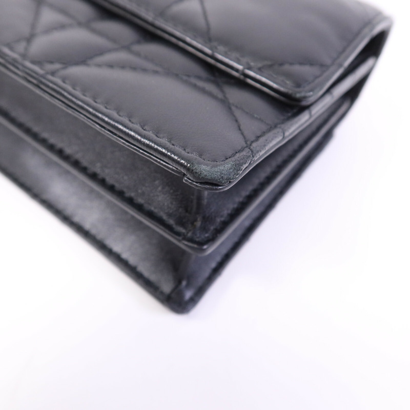 Dior 羊皮皮革Miss Caro Mini金扣鏈帶肩背袋-10