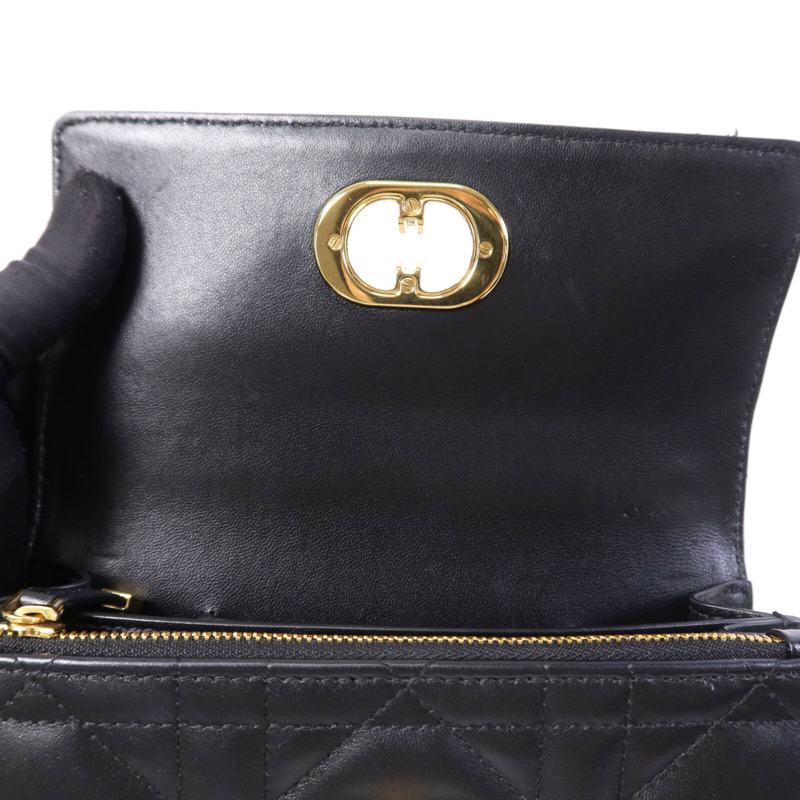 Dior 羊皮皮革Miss Caro Mini金扣鏈帶肩背袋-14