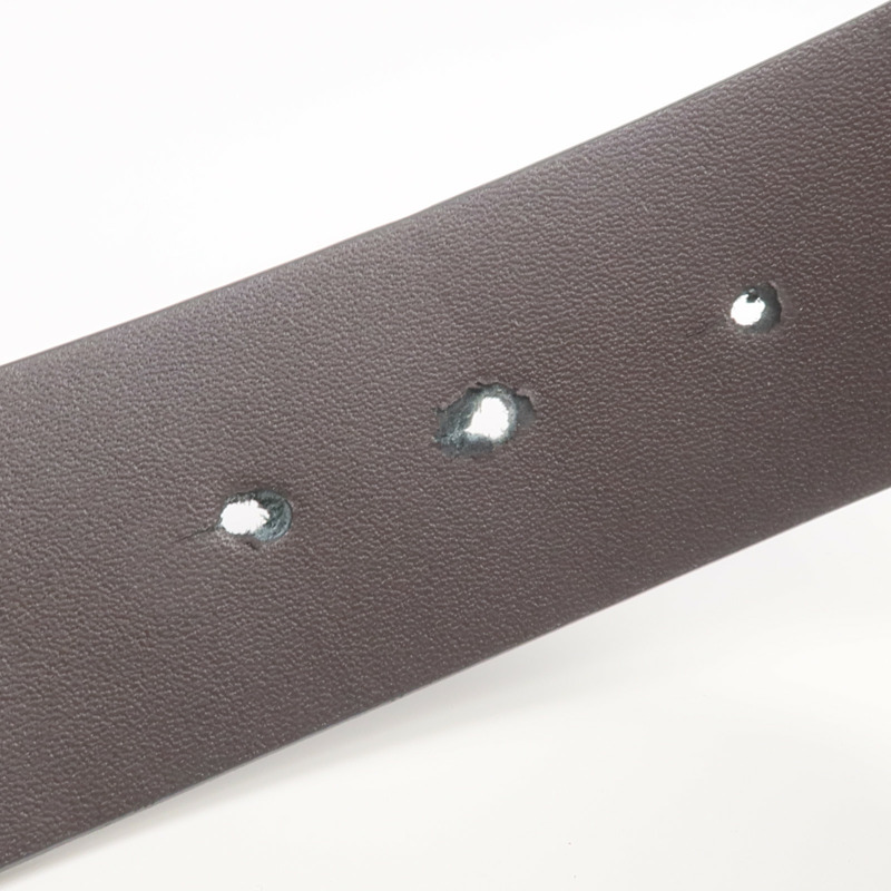 BURBERRY 牛皮皮革Belt銀扣皮帶-9