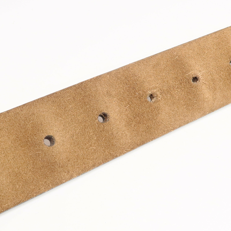 Salvatore Ferragamo 麂皮皮革Belt金扣皮帶-7