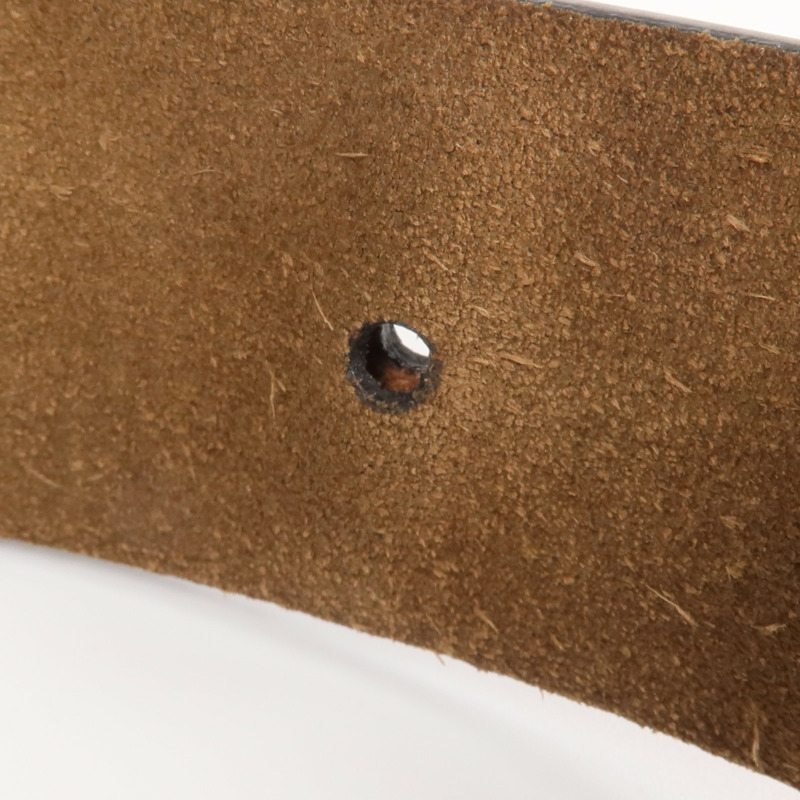 Salvatore Ferragamo 麂皮皮革Belt金扣皮帶-8