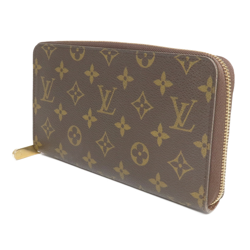 LOUIS VUITTON Monogram Zipper Long Wallet金扣長錢包-2