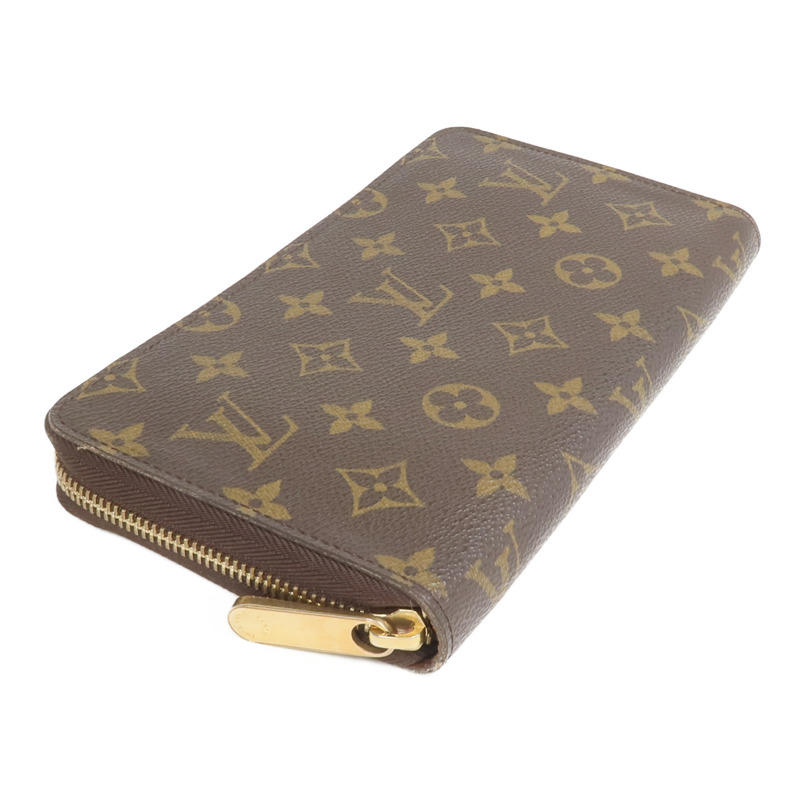 LOUIS VUITTON Monogram Zipper Long Wallet金扣長錢包-3