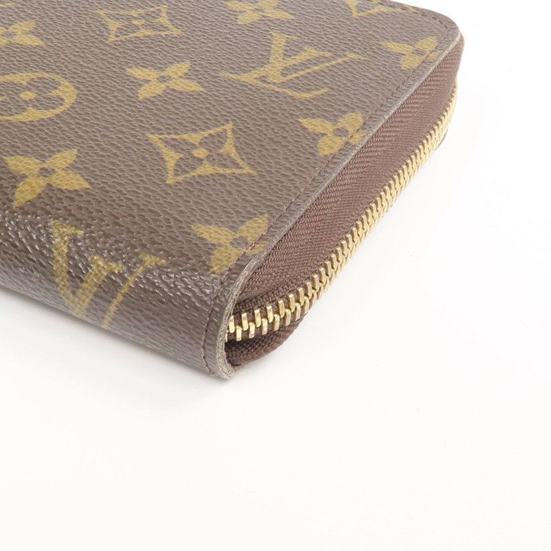 LOUIS VUITTON Monogram Zipper Long Wallet金扣長錢包-6
