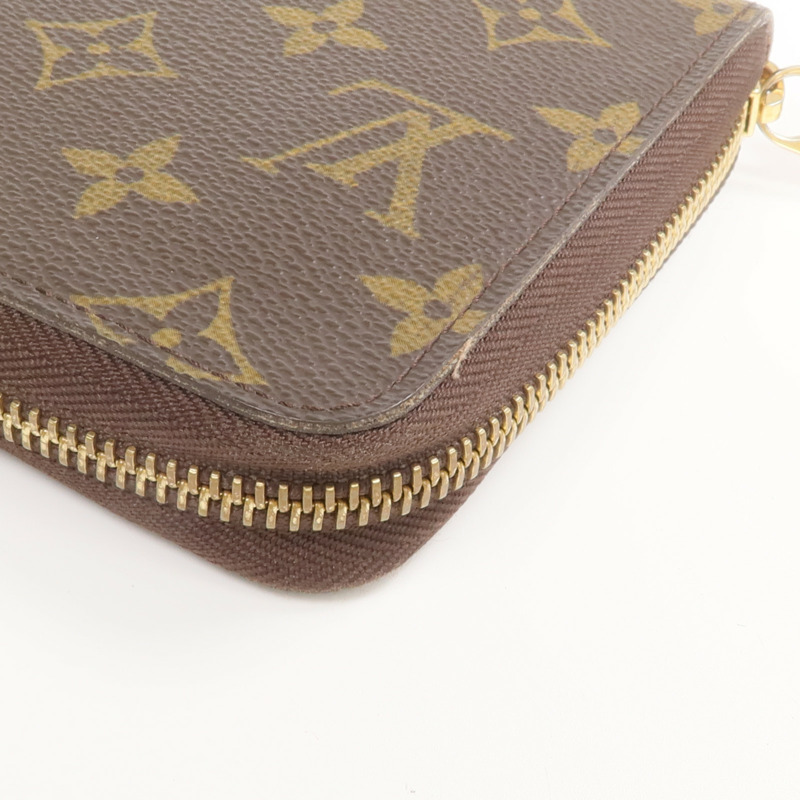 LOUIS VUITTON Monogram Zipper Long Wallet金扣長錢包-9