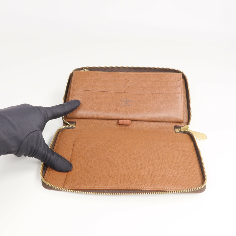 LOUIS VUITTON Monogram Zipper Long Wallet金扣長錢包-11