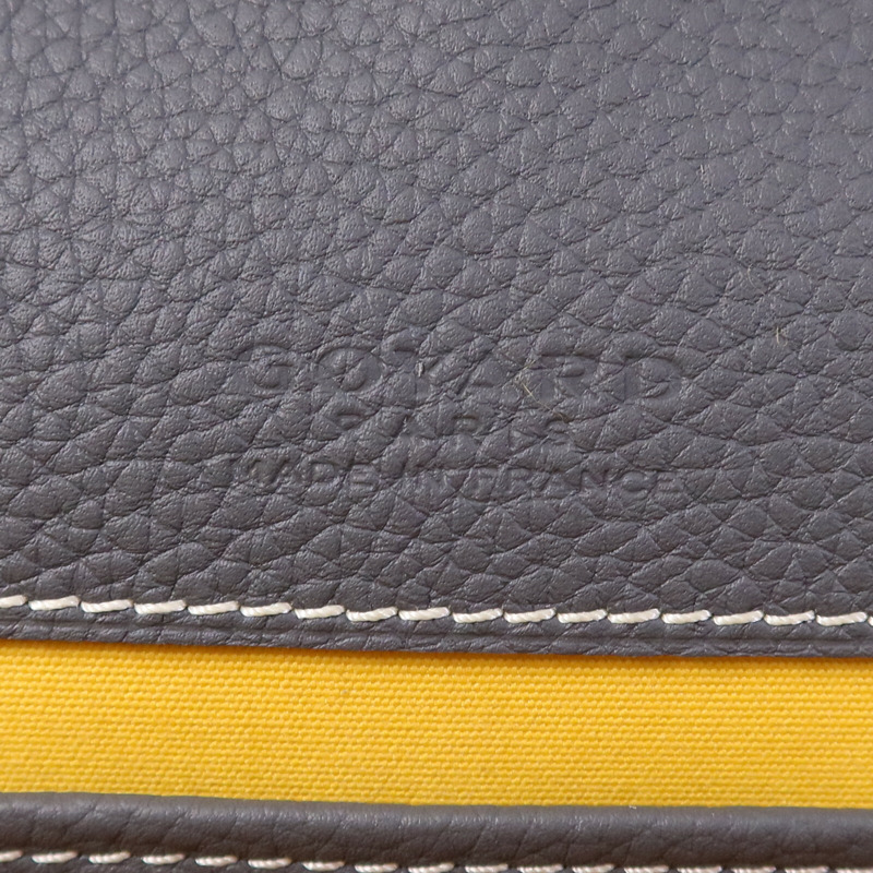 GOYARD 塗層帆布Belvedere MM銀扣肩背袋-5